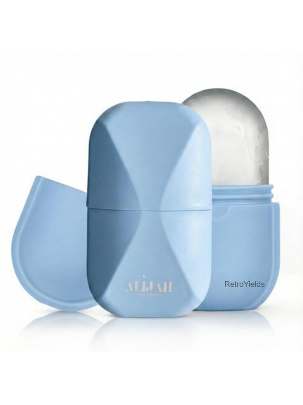 Ice Roller Facial Massage Tool Reduces Puffiness Silicone Skin Care